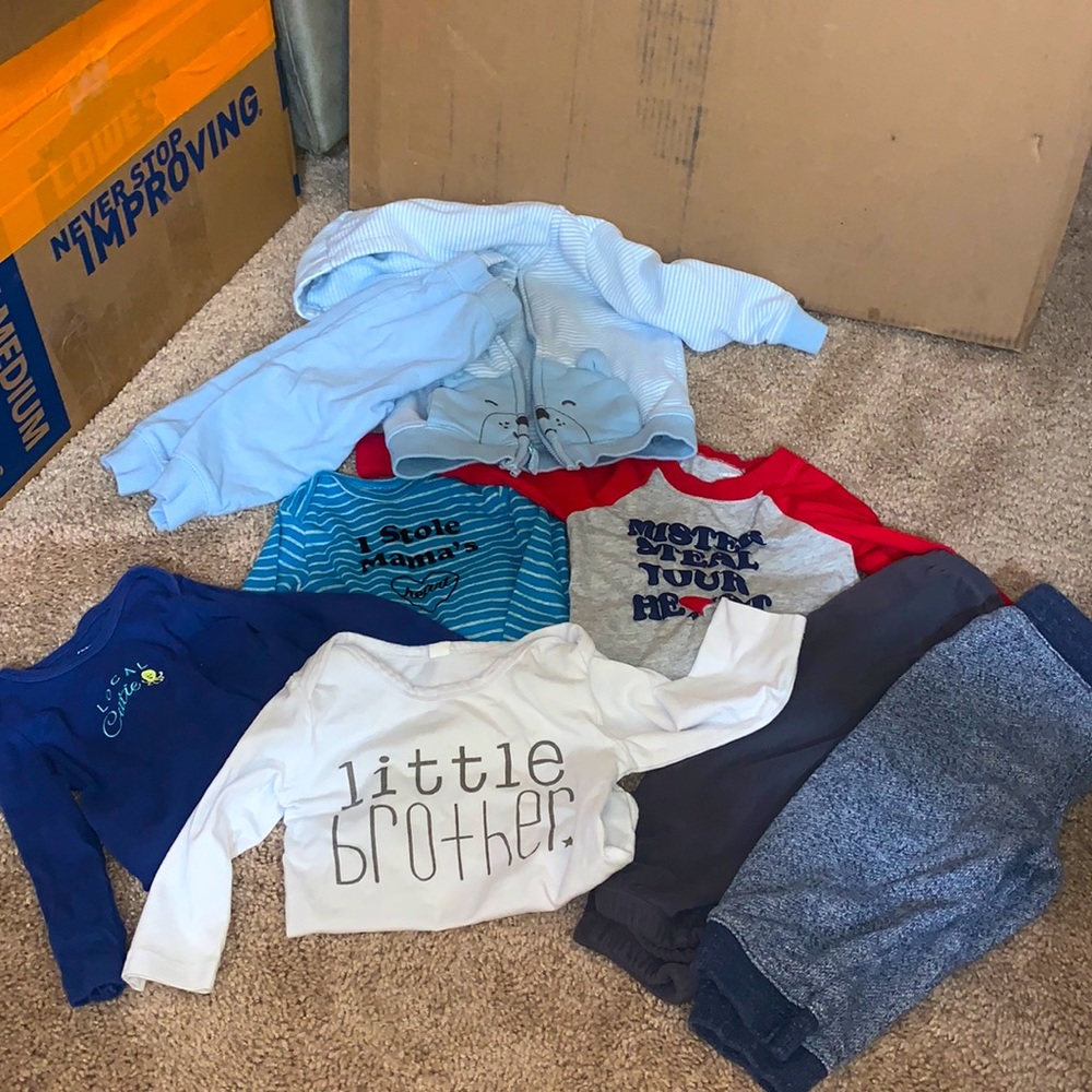 Baby boy 12 month winter clothes assortment